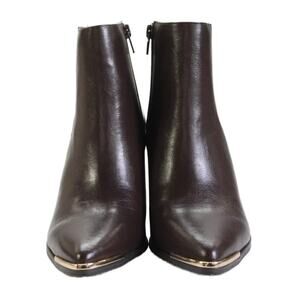 BCBGeneration Womens Jacksin Wedge Heel Ankle Boots Mocha Brown Size 6.5 Medium